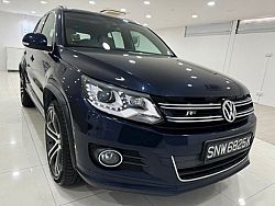 Volkswagen Tiguan 1.4 TSI AT Sunroof 2016 Blue Android Player